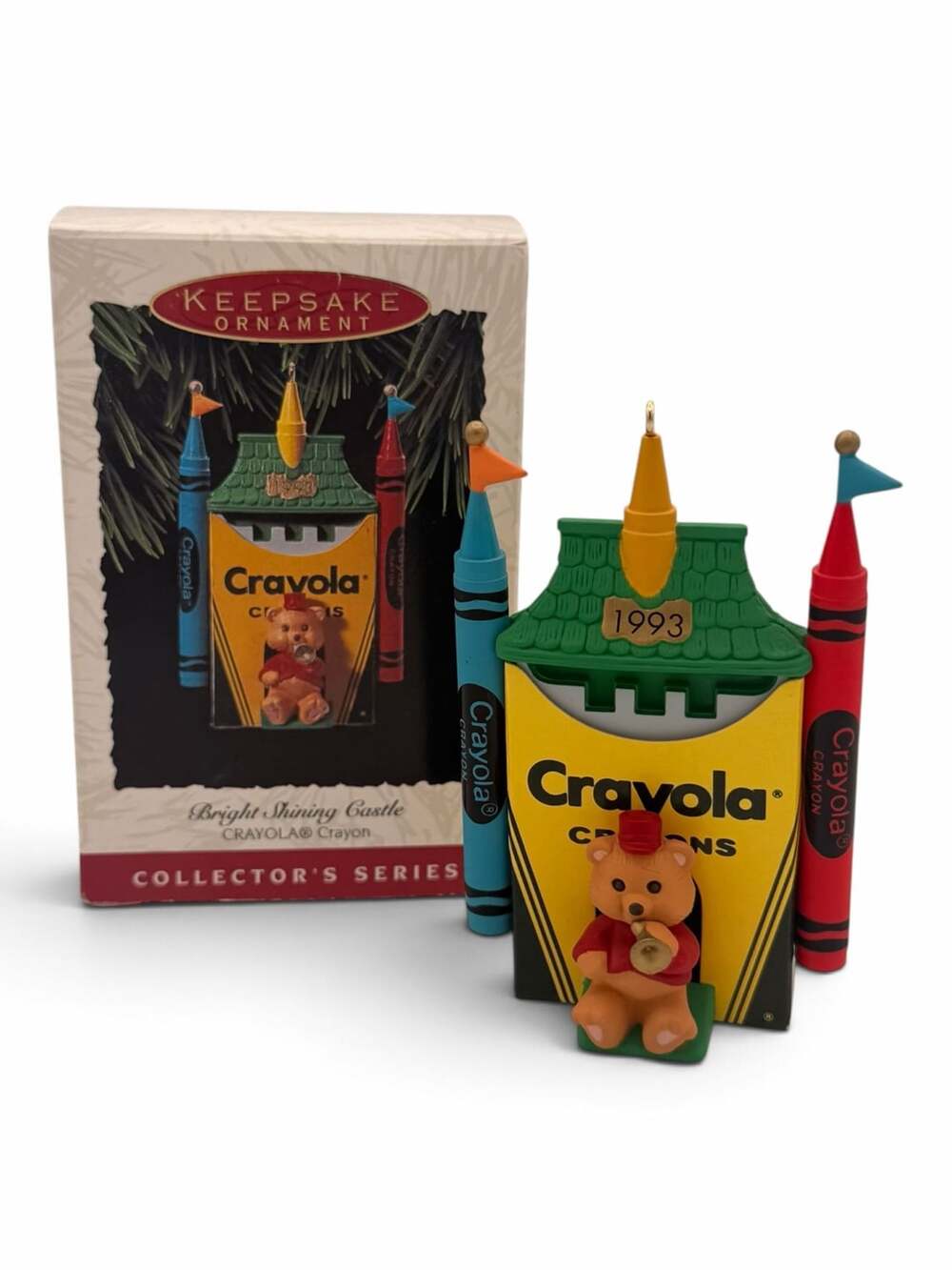 Hallmark Bright Shining Castle 1993 Crayola Crayon Keepsake Ornament